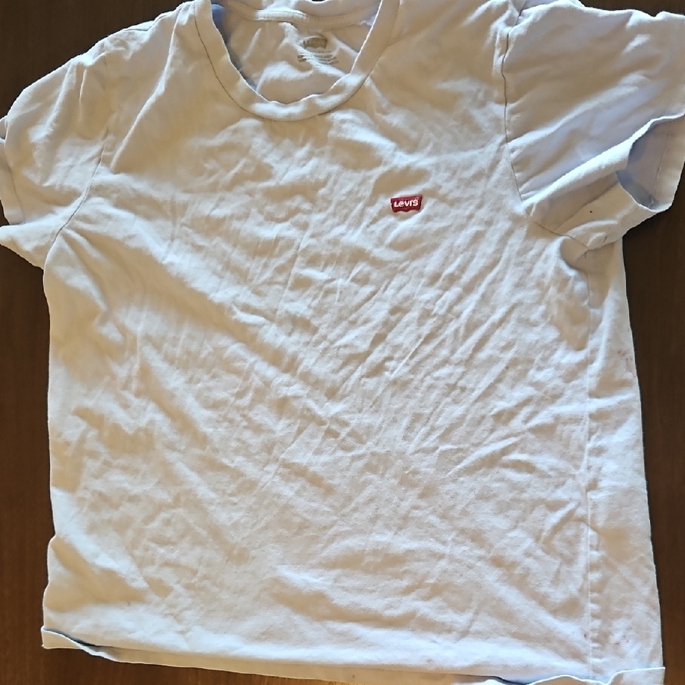 Levi's Blue Short Sleeve Tee Classic Crew Neck